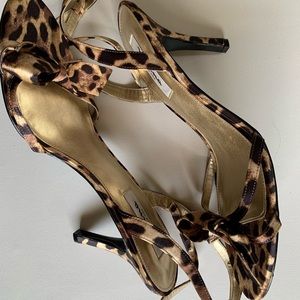 Ninas Leopard Print Sandal